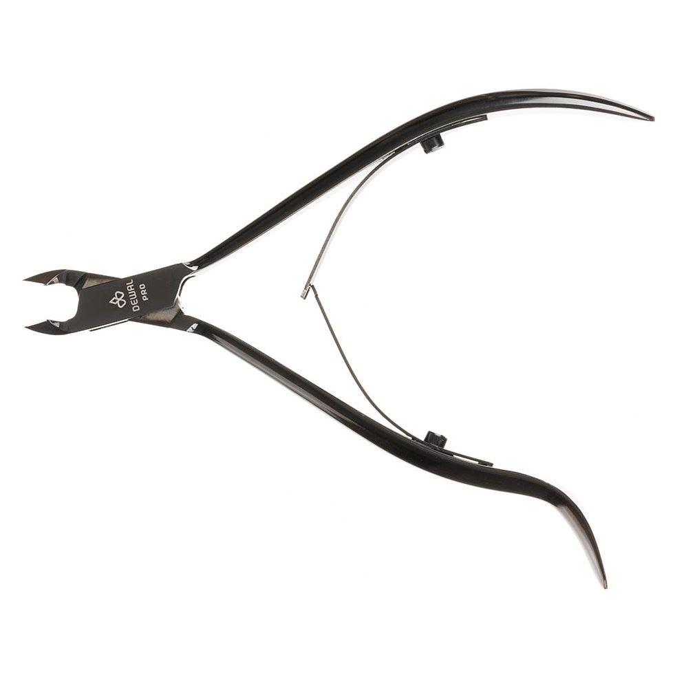Dewal Professional Аксессуары для маникюра и педикюра CN06-80022 Кусачки для кутикулы 6 мм, черные глянцевые Кусачки для кутикулы 6 мм, черные глянцевые