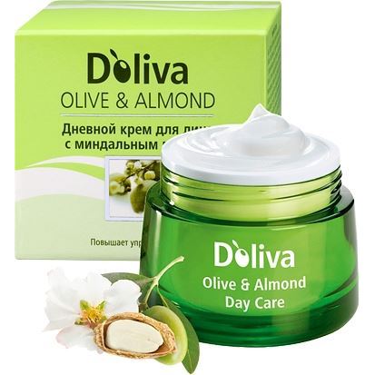 D`Oliva Almond Дневной крем для лица Olive & Almond Дневной крем для лица с миндальным маслом