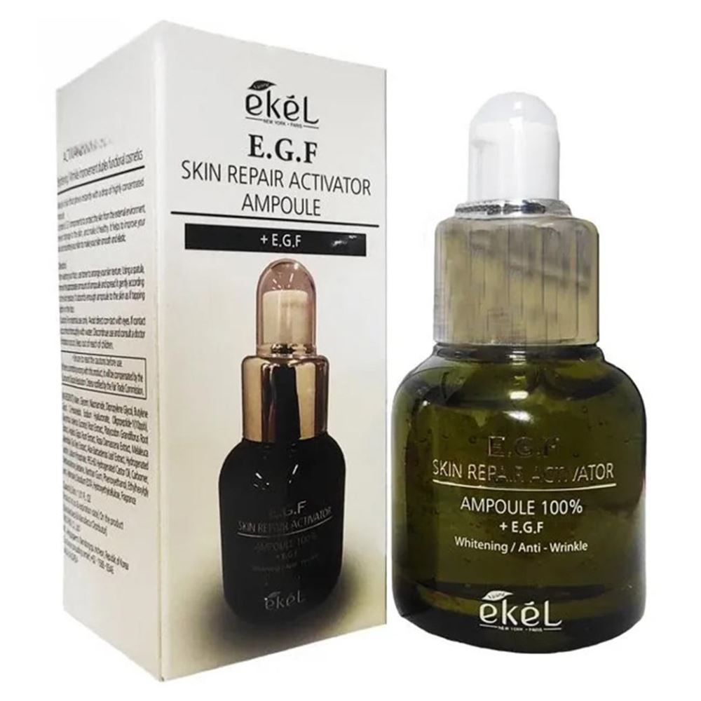Ekel Face Care Ampoule 100% E.G.F Skin Repair Activator Восстанавливающая ампульная сыворотка для лица с EGF пептидами 