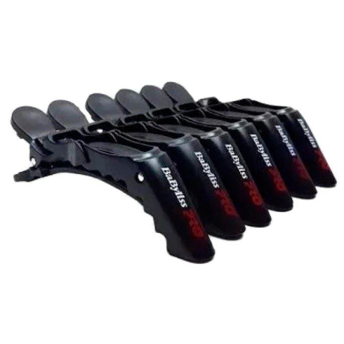 BaByliss Термобигуди M2941E Croco Clip Зажимы для волос  Зажимы для волос, крокодилы, 6 штук