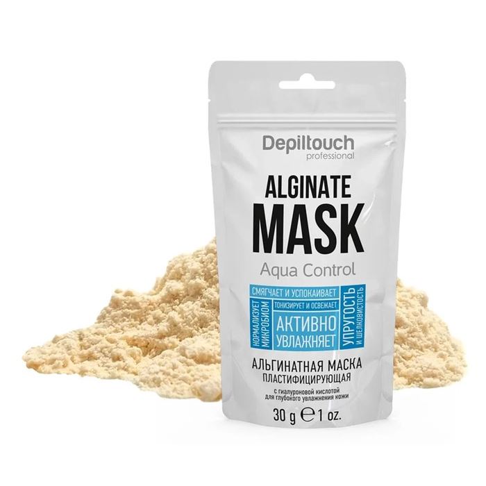 Depiltouch Уход за кожей  Alginate Mask Aqua Control Альгинатная маска с гиалуроновой кислотой для глубокого увлажнения кожи