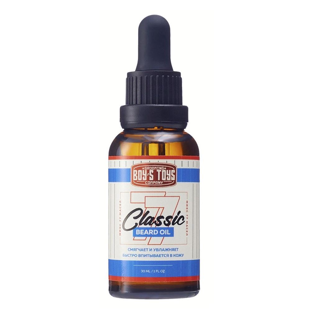 Boys Toys Styling "Classic 77" с ароматом: Табак «Кентукки» & Сицилийский Мандарин Масло для бороды 