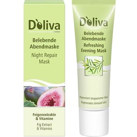 D`Oliva Masks Вечерняя оживляющая маска Вечерняя оживляющая маска для лица с экстрактом инжира и витаминами