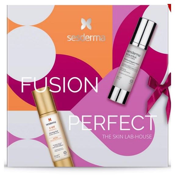 Sesderma Anti-Age Набор Fusion Perfect - Acglicolic Classic Forte & C-Vit Radiance Набор Acglicolic Classic Forte & C-Vit Radiance: крем-гель, флюид