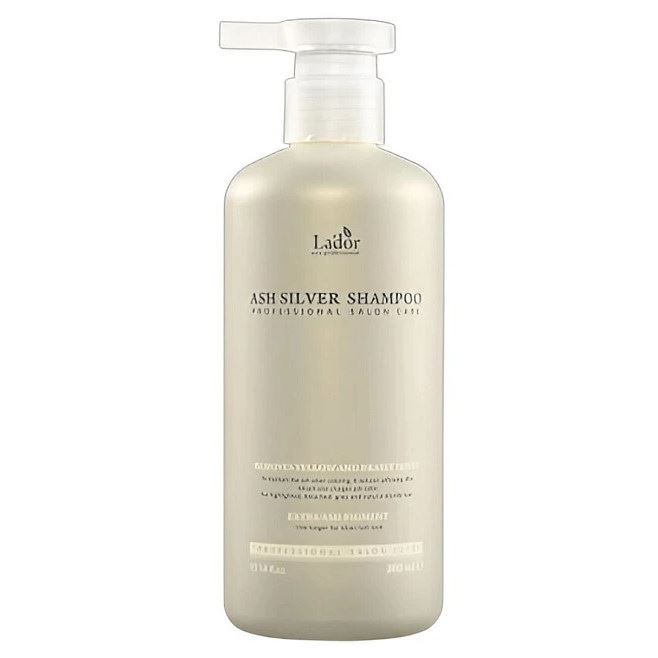 Lador Hair Care Ash Silver Shampoo Увлажняющий оттеночный шампунь для светлых волос
