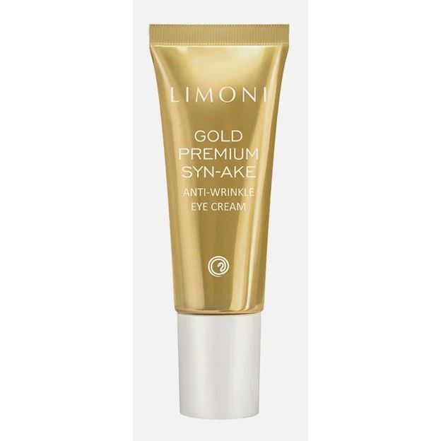 Limoni Syn-Ake Anti-Winkle Gold Premium Syn-Ake Anti-Wrinkle Eye Cream Антивозрастной крем для век со змеиным ядом и золотом 
