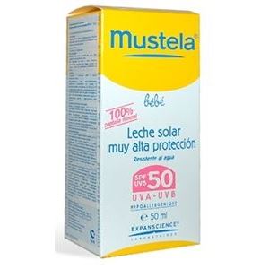 Mustela Sun Protection Солнцезащитный крем SPF 50+ Солнцезащитный крем для чувствительной кожи SPF 50+