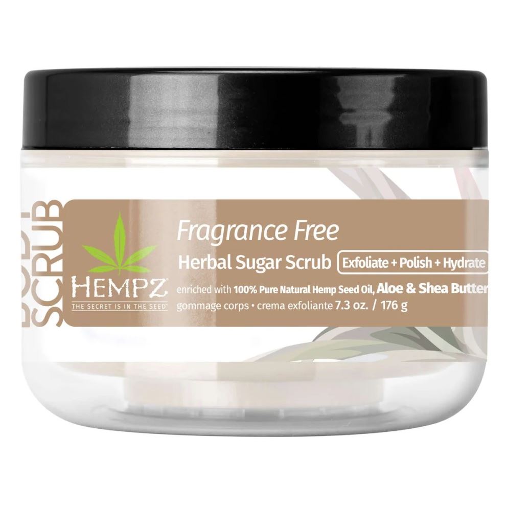 Hempz Body Care Fragrance Free Herbal Sugar Scrub Скраб сахарный для тела без ароматизаторов