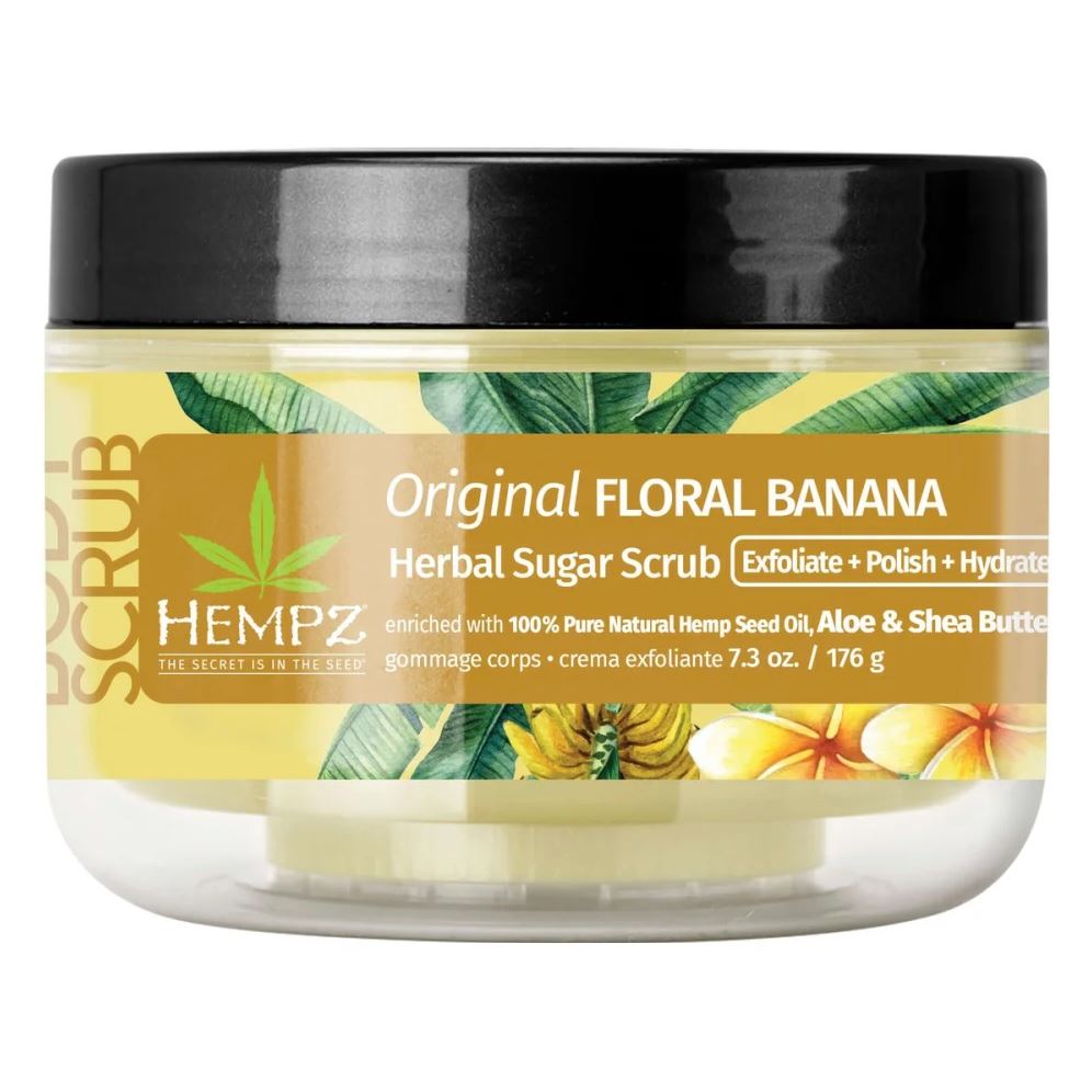 Hempz Body Care Original Floral Banana Herbal Sugar Scrub  Скраб сахарный для тела Оригинальный