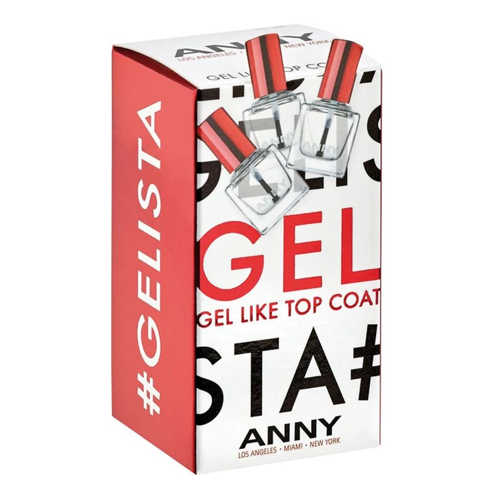 ANNY Cosmetics Nail Polish Gelista Gel Like Top Coat ANNY Закрепляющее покрытие с эффектом гелевого лака 