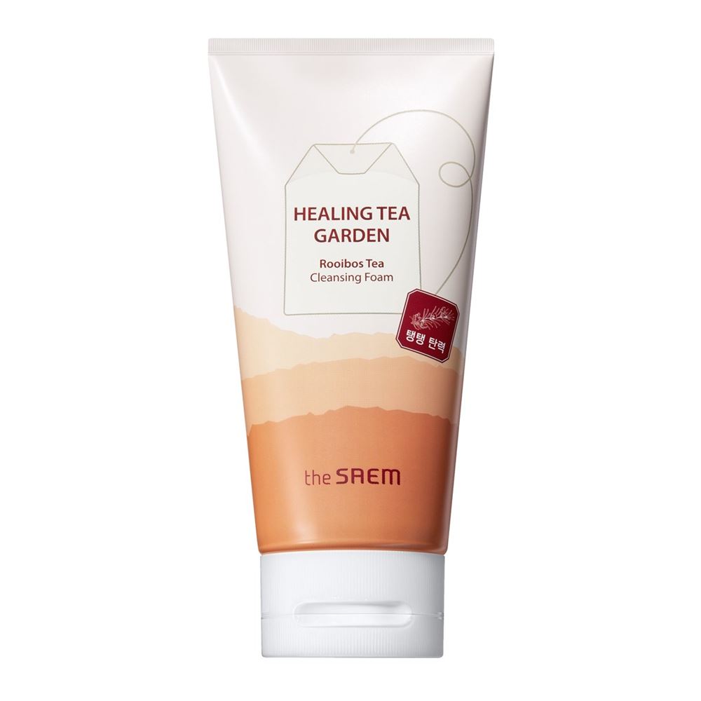 The Saem Face Care Healing Tea Garden Rooibos Tea Cleansing Foam Пенка для лица с экстрактом ройбуша 