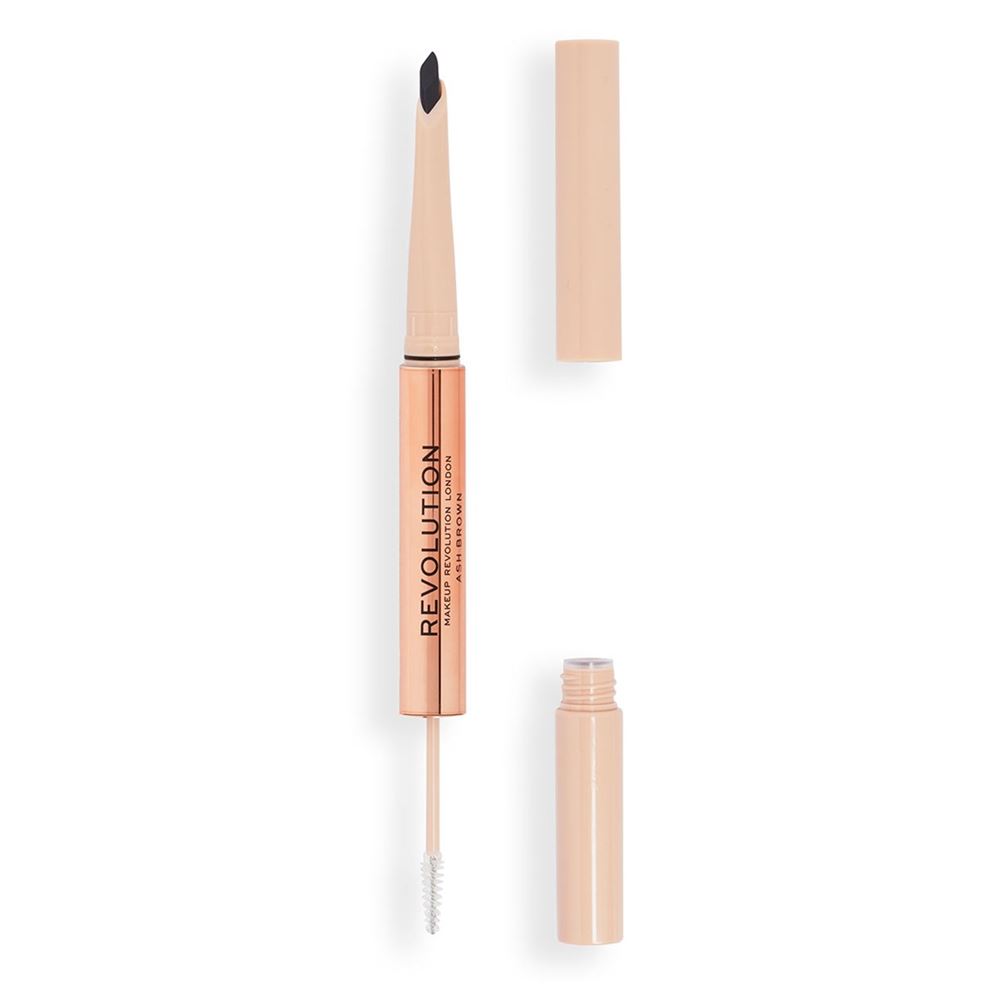 I Heart Revolution Make Up Eyebrow Pencil Fluffy Brow Filter Duo Контурный карандаш для бровей и гель для фиксации 