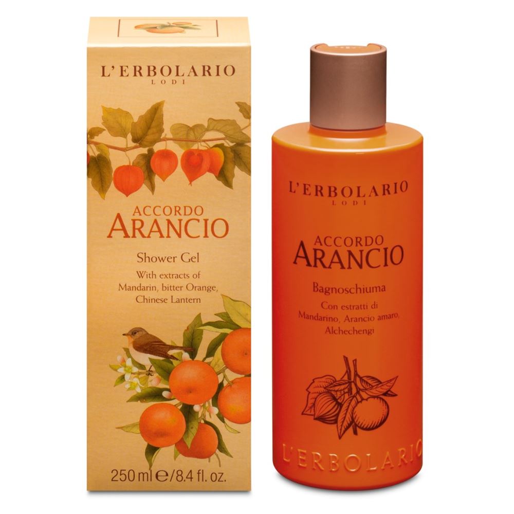 Lerbolario Body Care Accordo Arancio Shower Gel Гель для душа с ароматом цитруса 