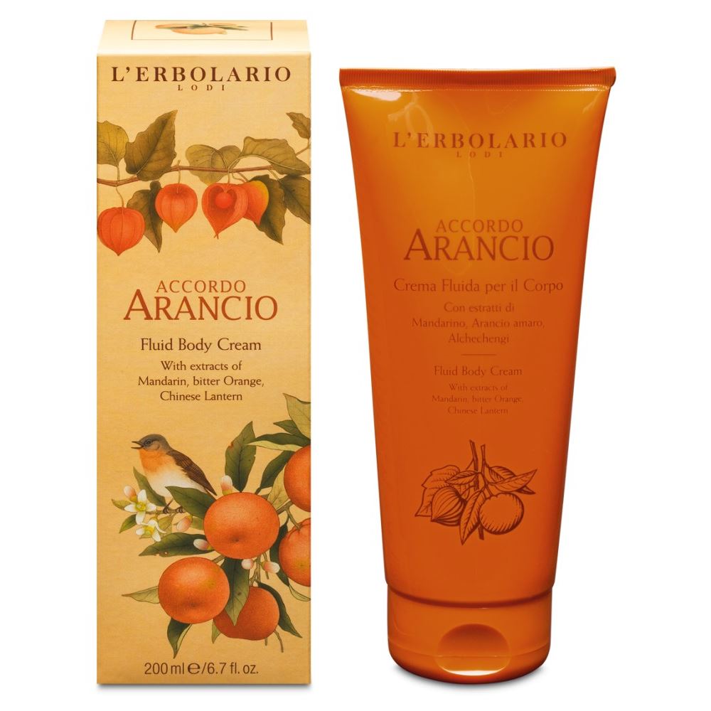 Lerbolario Body Care Accordo Arancio Fluid Body Cream  Крем-флюид для тела с ароматом цитруса