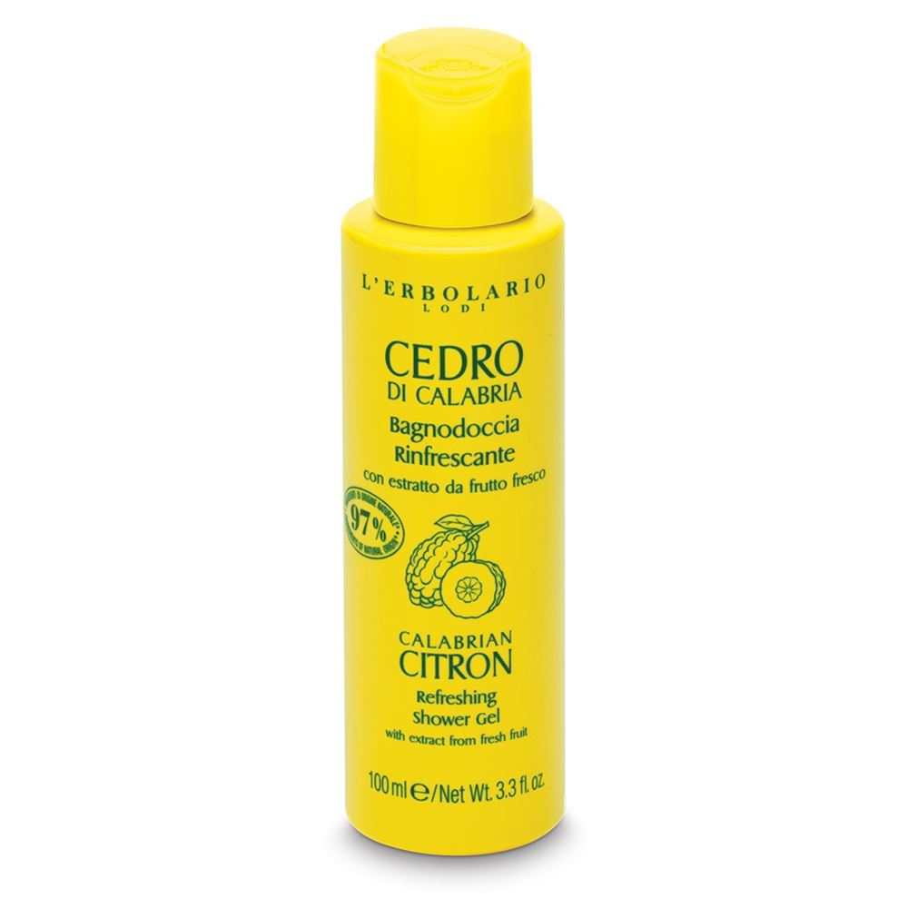 L`Erbolario Body Care Calabrian Citron Refreshing Shower Gel Освежающий гель для душа с ароматом цитрона 
