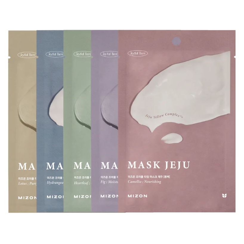 Mizon Mask & Scrab Joyful Time Sheet Mask Jeju Тканевые маски