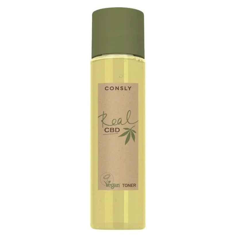 Consly Face Care Vegan «Real CBD» Balancing Purifine CBD and Plant-based Squalane Toner  Балансирующий тонер Vegan «Real CBD» для проблемной кожи с канабидиолом и растительным скваланом 50мл - 50мл