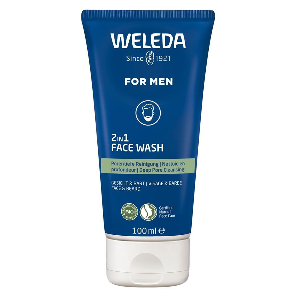 Weleda Мужская линия  Мужской гель для умывания 2 в 1 Мужской гель для умывания 2 in 1 Face Wash 