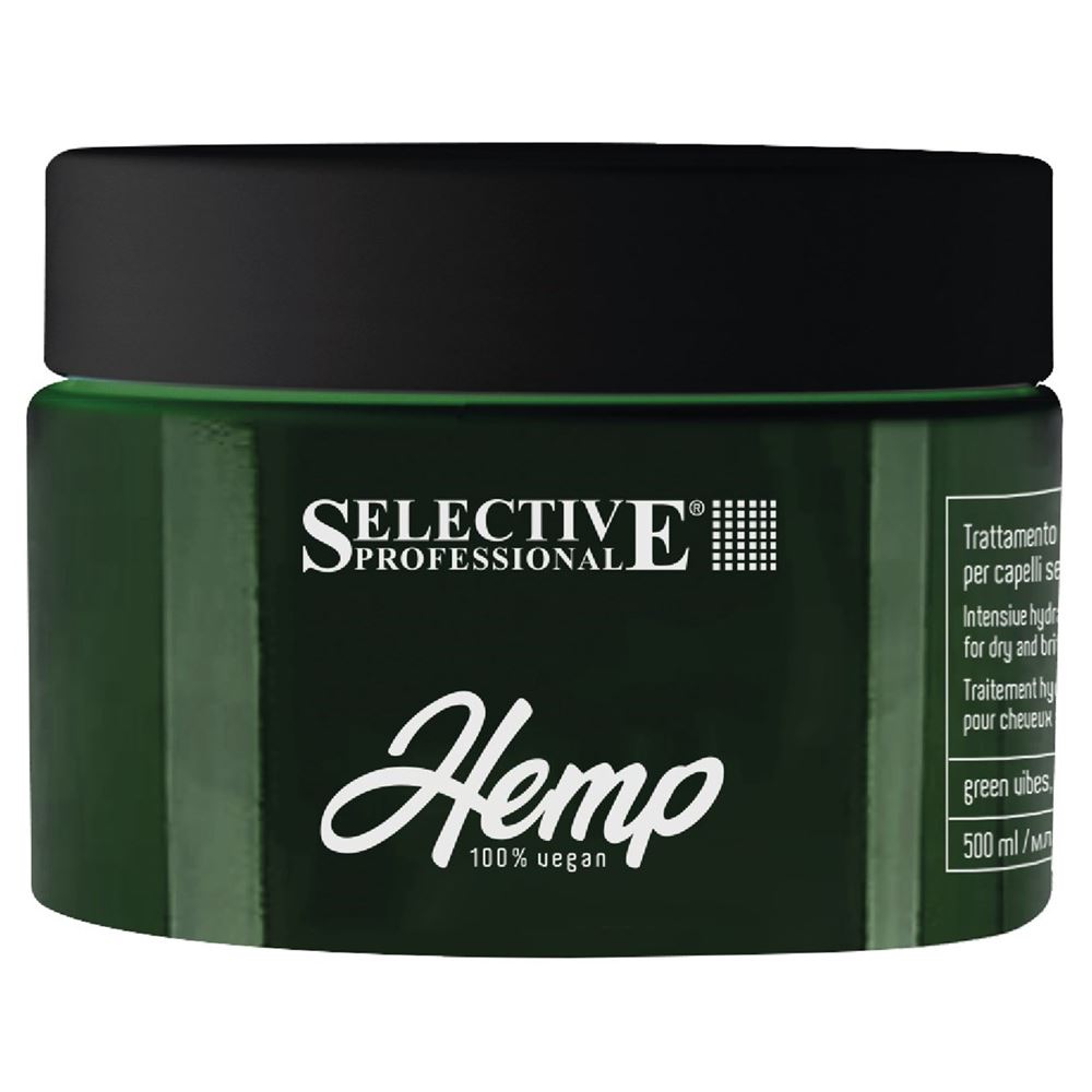 Selective Professional Hemp Hemp Jelly Mask Гель-маска восстанавливающая и кондиционирующая для кожи головы и волос 