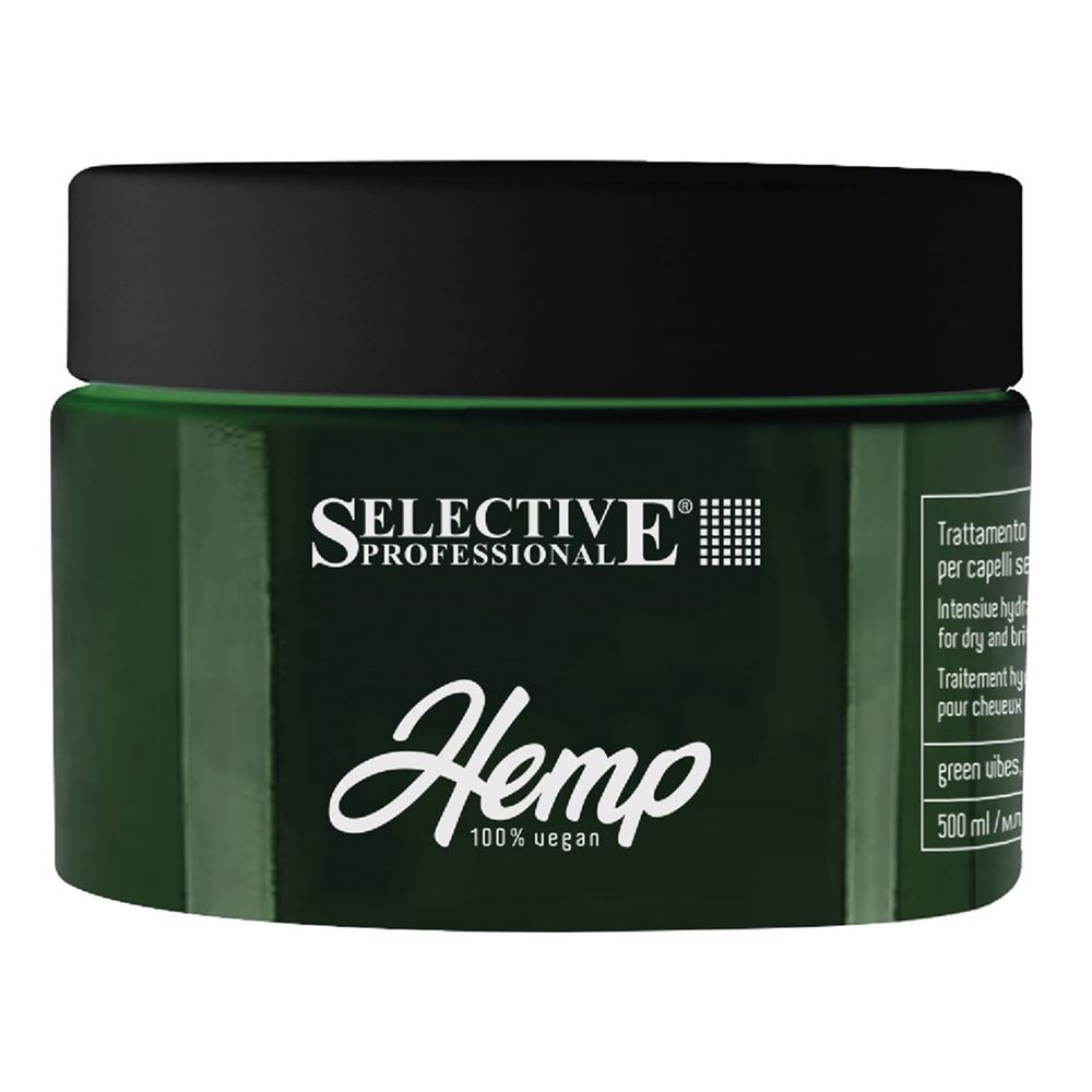 Selective Professional Hemp Hemp Mask Маска для интенсивного увлажнения и кондиционирования сухих и ломких волос 