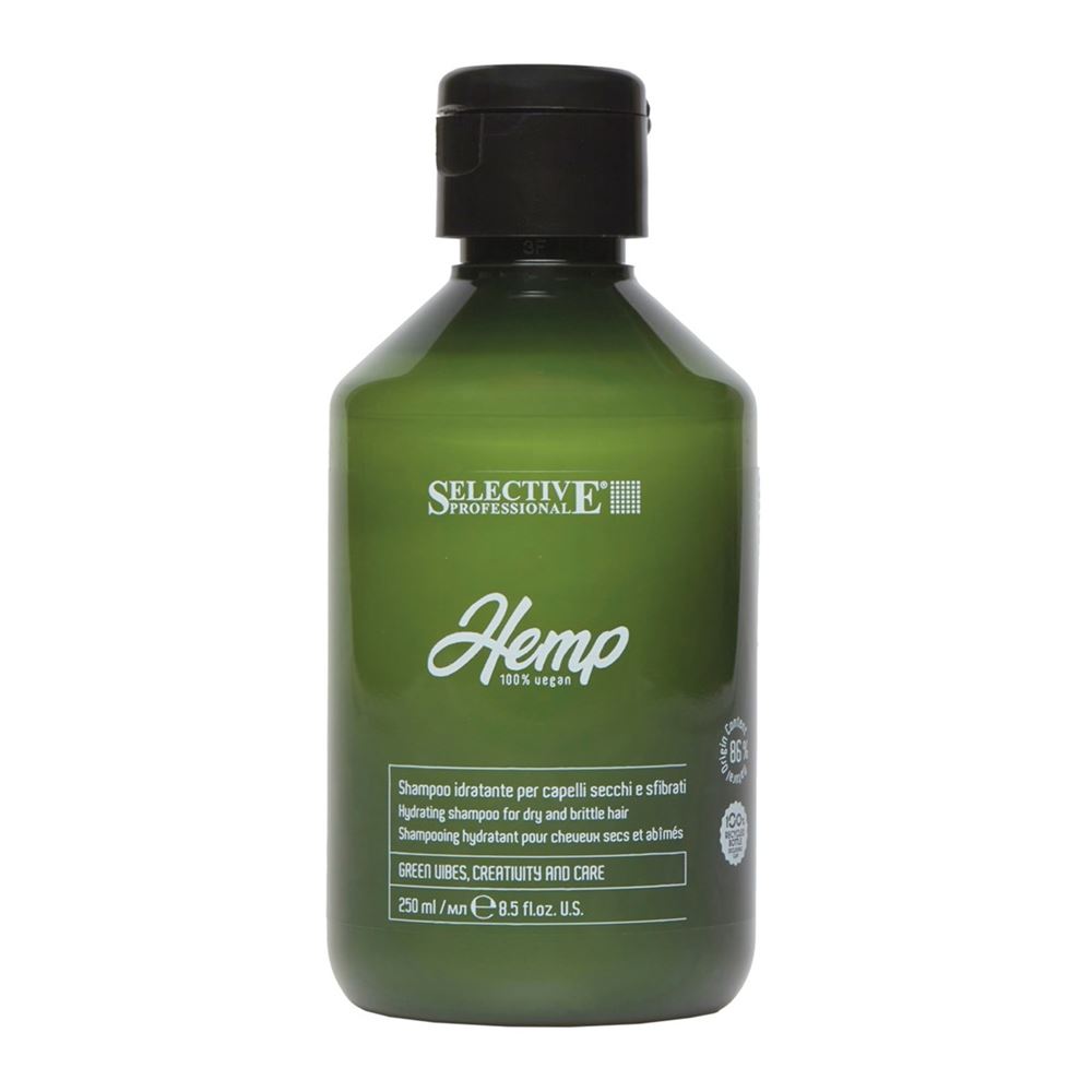 Selective Professional Hemp Hemp Shampoo Шампунь увлажняющий для сухих и и ломких волос 