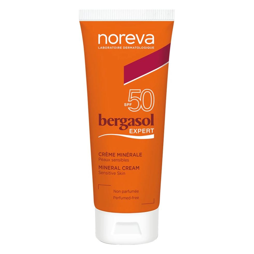 Noreva Bergasol Бергасол Эксперт Минеральный крем для лица и тела SPF50 Bergasol Expert Mineral Cream SPF50