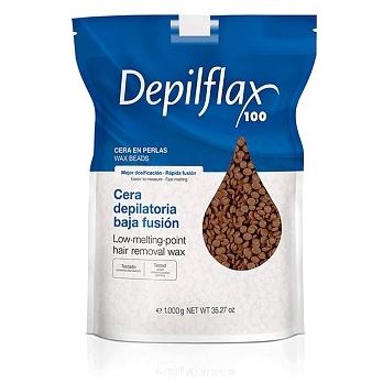 Depilflax Waxes Горячий воск в гранулах, шоколад 5AB Воск Горячий, в гранулах Шоколадный  (пластичность 5AB)