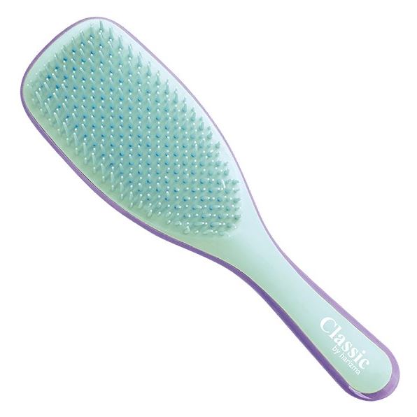 Harizma Professional Щетки и расчески для волос h10683-16 Щетка для волос массажная фиолетовая/зеленая Щетка для волос массажная фиолетовая/зеленая