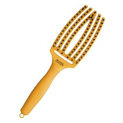 ID1836 Щетка для укладки Fingerbrush Care Iconic Boar&Nylon YELLOW SUNSHINE