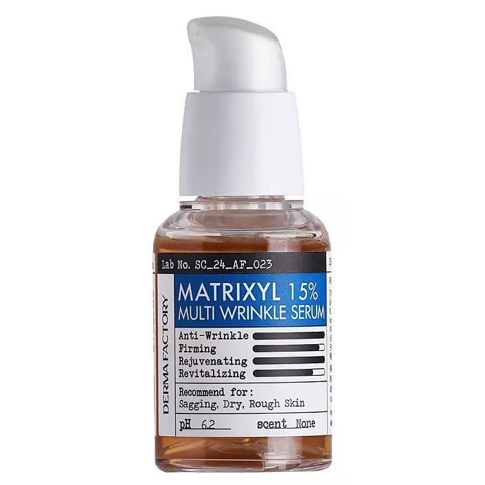 Derma Factory Anti-Age Matrixyl 15% Multi Wrinkle Serum Антивозрастная сыворотка для лица с комплексом пептидов