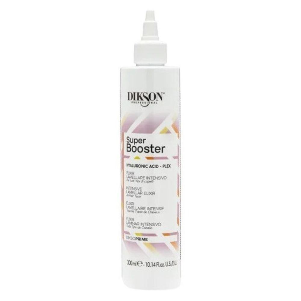 Dikson DiksoPrime  Diksoprime Super Booster. Intensive Lamellar Elixir All Hair Type Интенсивный ламинирующий эликсир для всех типов волос с гиалуроновой кислотой, кератином и протеином риса 