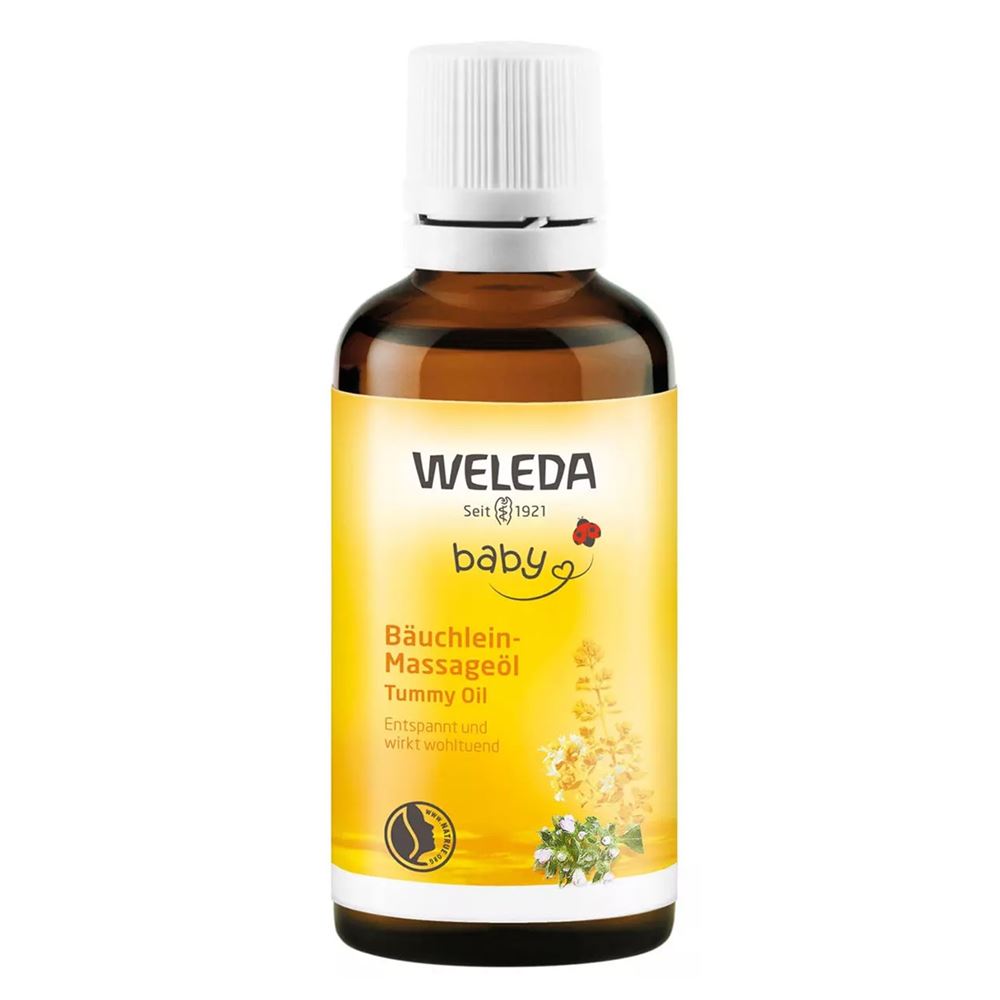 Weleda Для Малышей Масло для массажа животика младенцев Масло для массажа животика младенцев