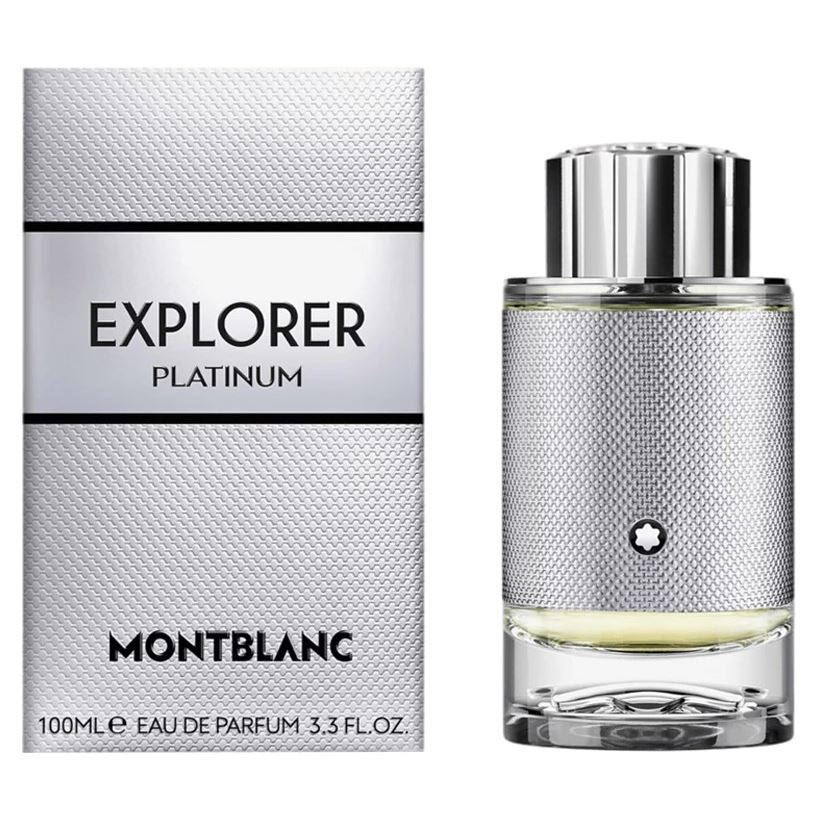 Mont Blanc Fragrance Explorer Platinum Древесно-амбровый аромат для мужчин