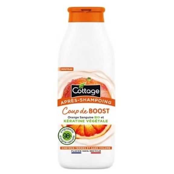 Cottage Шампунь для волос Conditioner Vitality Boost - Organic Blood Orange Кондиционер Заряд Жизненных Сил для тусклых и лишенных объема волос с органическим красным апельсином и растительным кератином