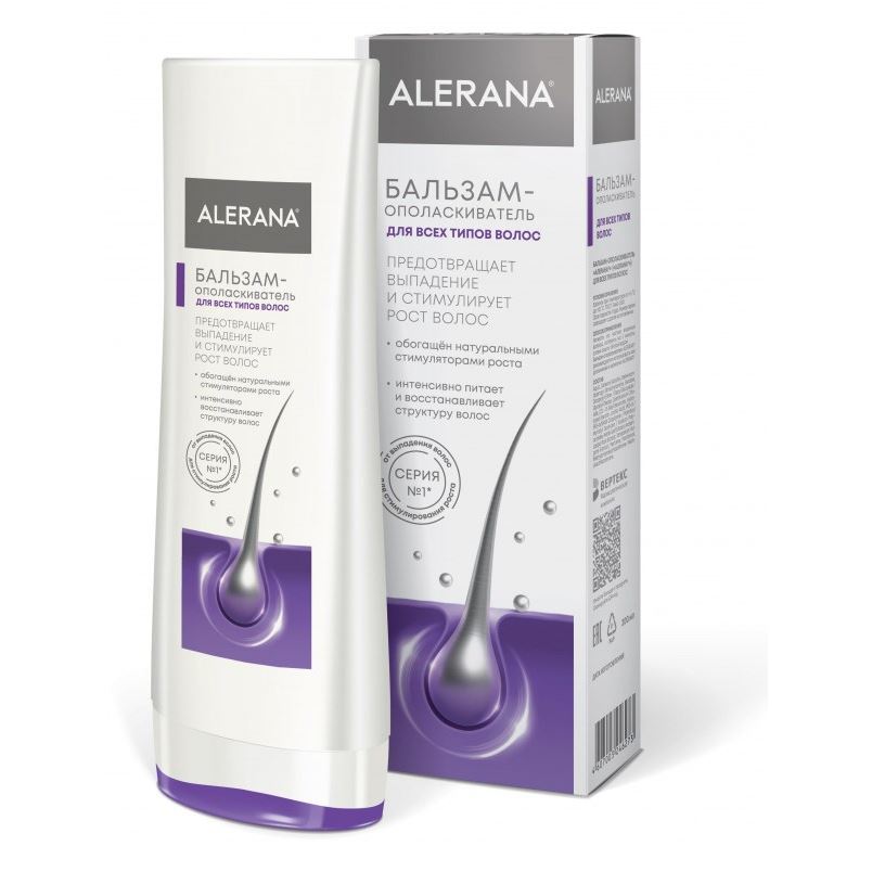 Alerana Профилактика выпадения волос Бальзам-ополаскиватель для всех типов волос Алерана Бальзам-ополаскиватель для всех типов волос