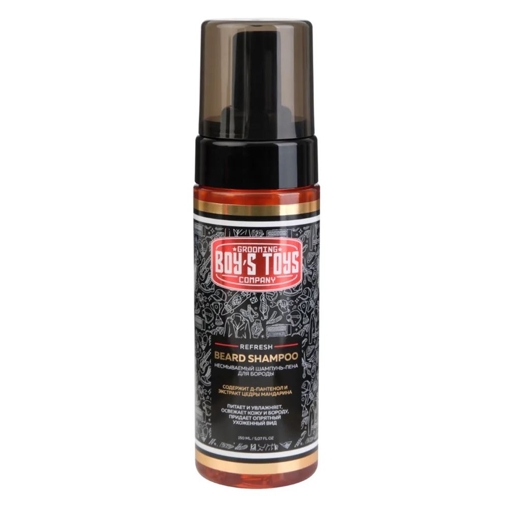 Boys Toys Hair Care Несмываемый шампунь-пена для бороды Несмываемый шампунь-пена для бороды
