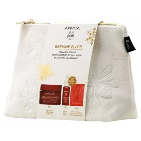 Apivita Beevine Elixir Набор Beevine Elixir Wrinkle, Firmness & Lifting Rich Texture Набор: крем насыщенный, сыворотка, крем для контура глаз