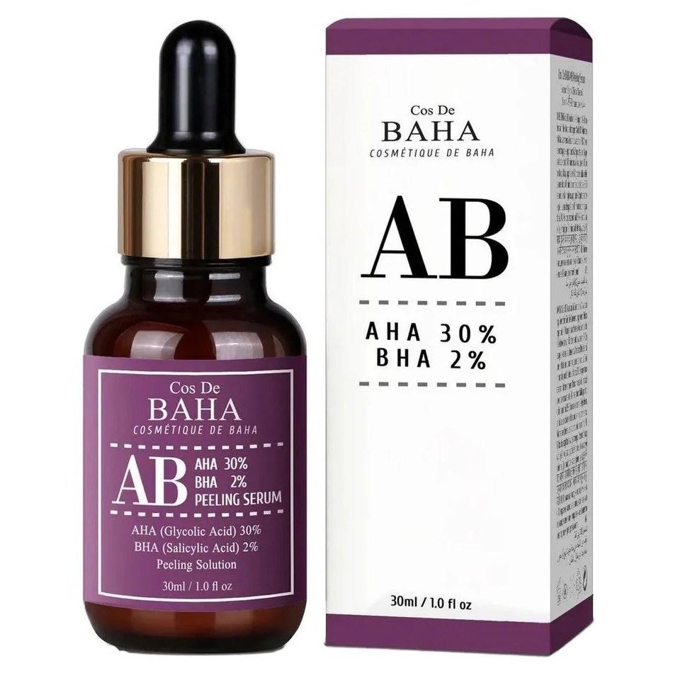 Cos De Baha Serum AHA/BHA AB Serum AB Сыворотка для лица отшелушивающая  с гликолевой и салициловой кислотами