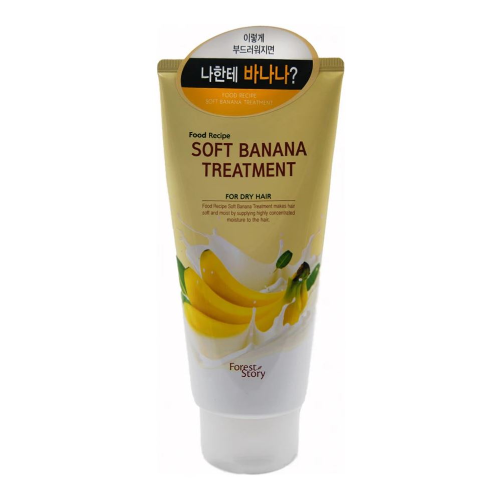 Welcos Hair Care Forest Story Food Recipe Soft Banana Treatment Бальзам для волос с ароматом банана