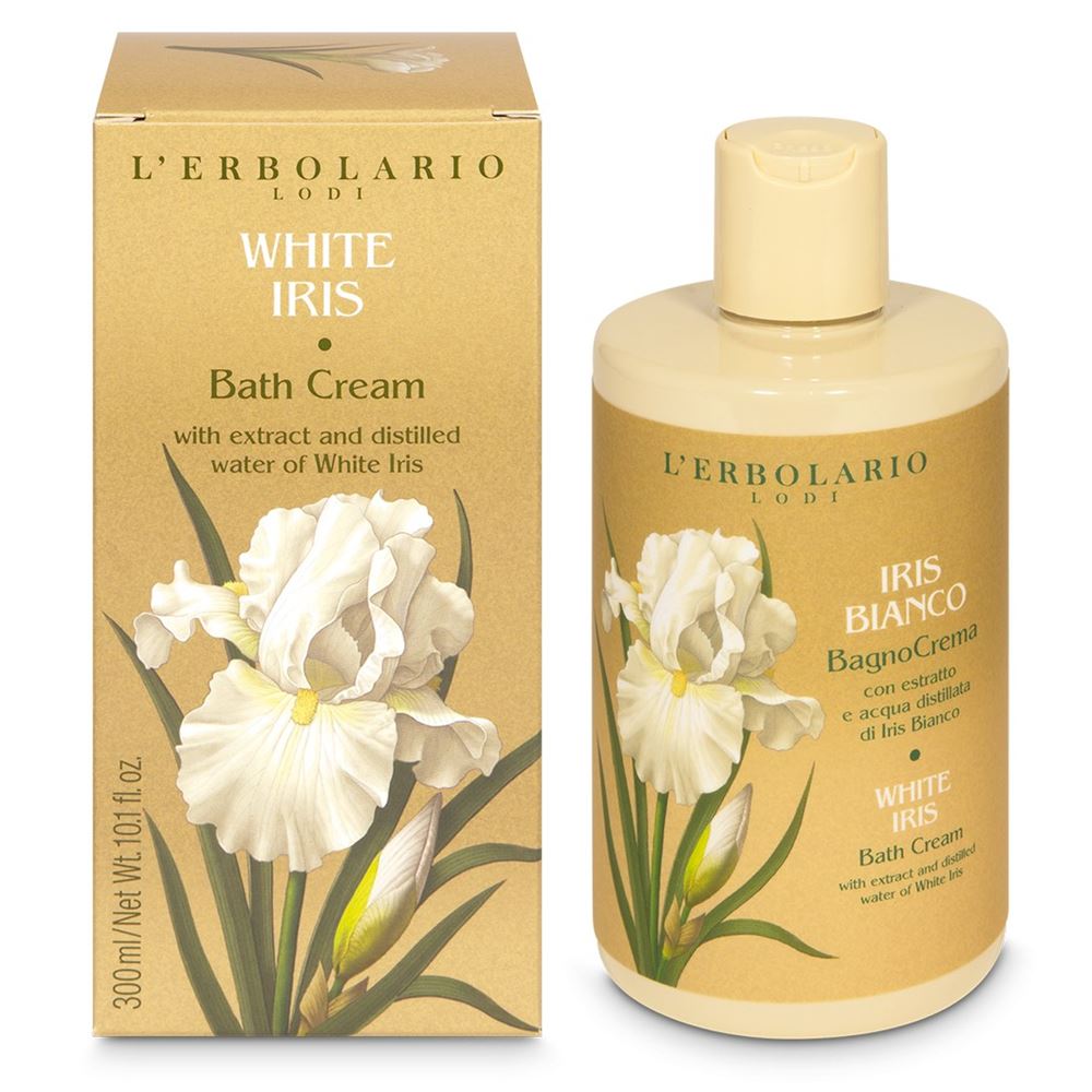 L`Erbolario Body Care White Iris Bath Cream Крем-гель для душа и ванны 