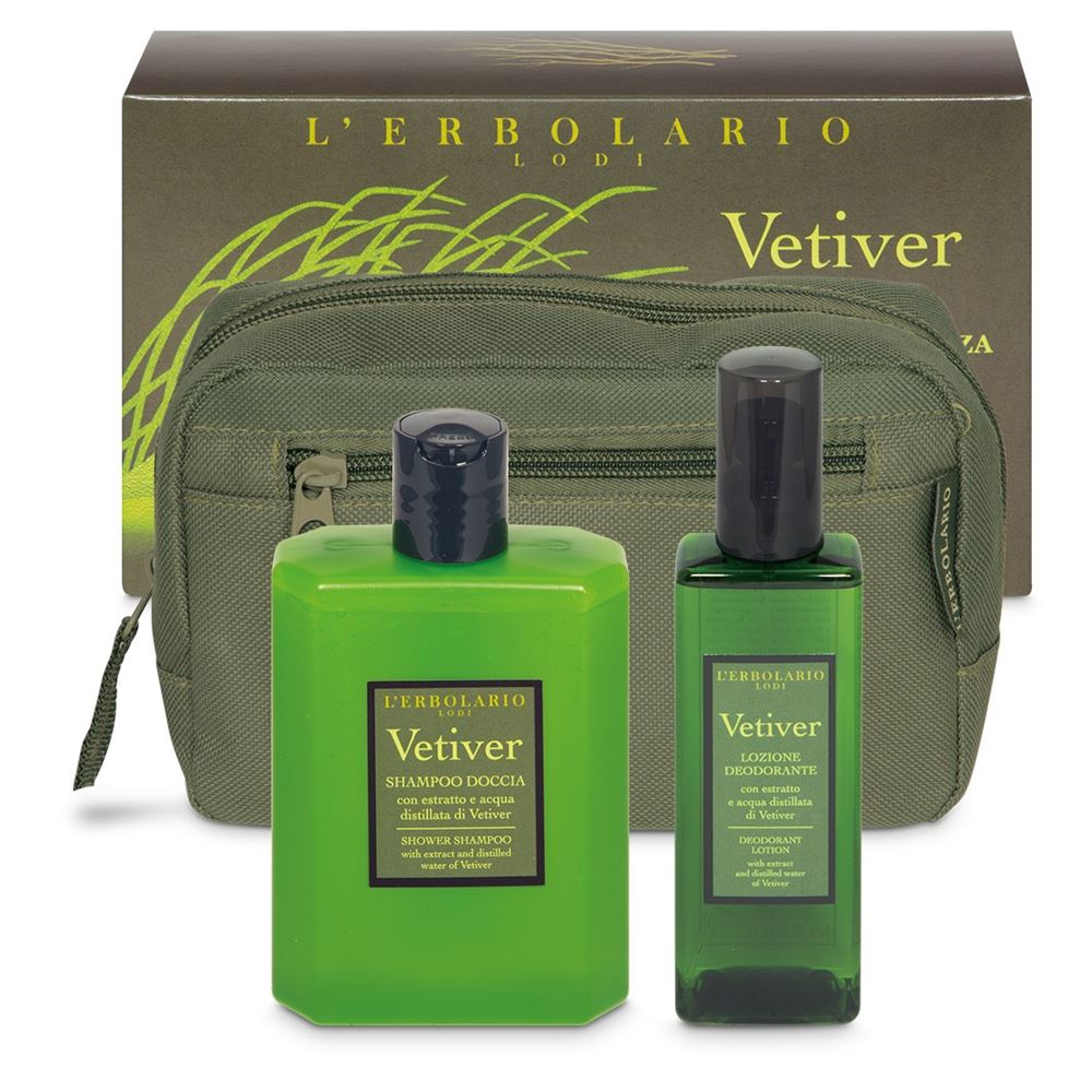 L`Erbolario Body Care Набор Vetiver  Набор: лосьон-дезодорант, шампунь-гель для душа