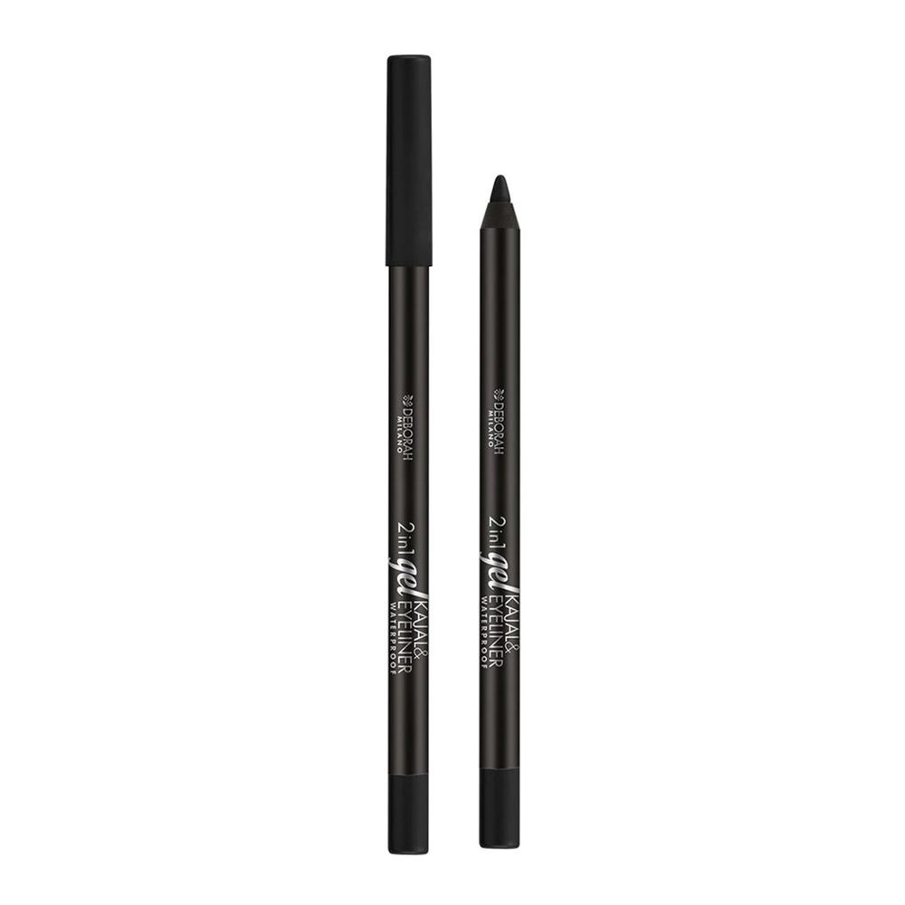 Deborah Milano Make Up 2 In 1 Gel Kajal & Eyeliner Pencil Карандаш для век гелевый 