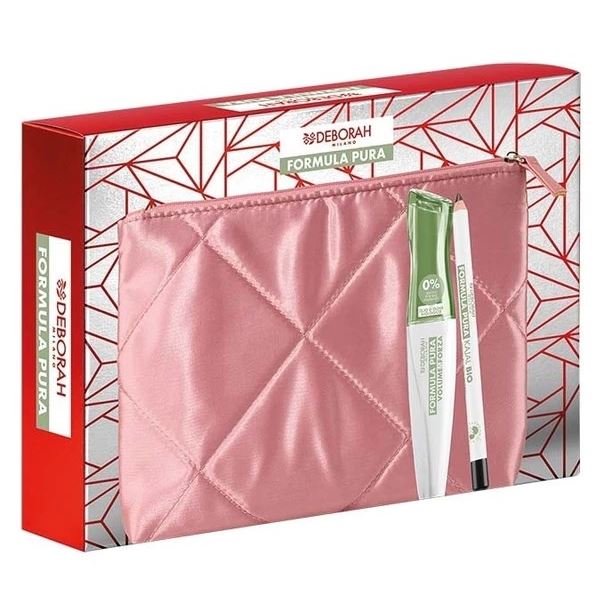 Deborah Milano Make Up N.11 Set Formula Pura Volume & Forza + Kajal Bio Formula Pura Набор в косметичке № 11: Тушь для ресниц + Карандаш для глаз 