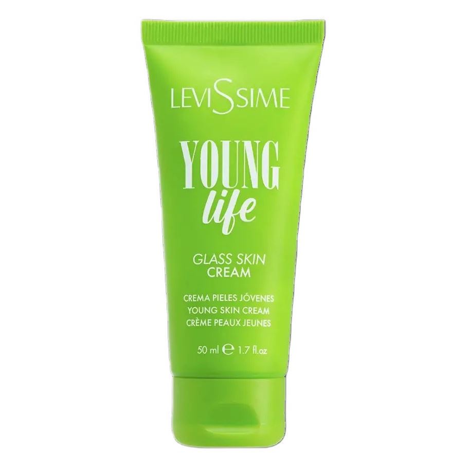 Levissime Alginate Mask Cream Young Life Glass Skin  Антиоксидантный крем для лица для молодой кожи с эффектом "Glass Skin"