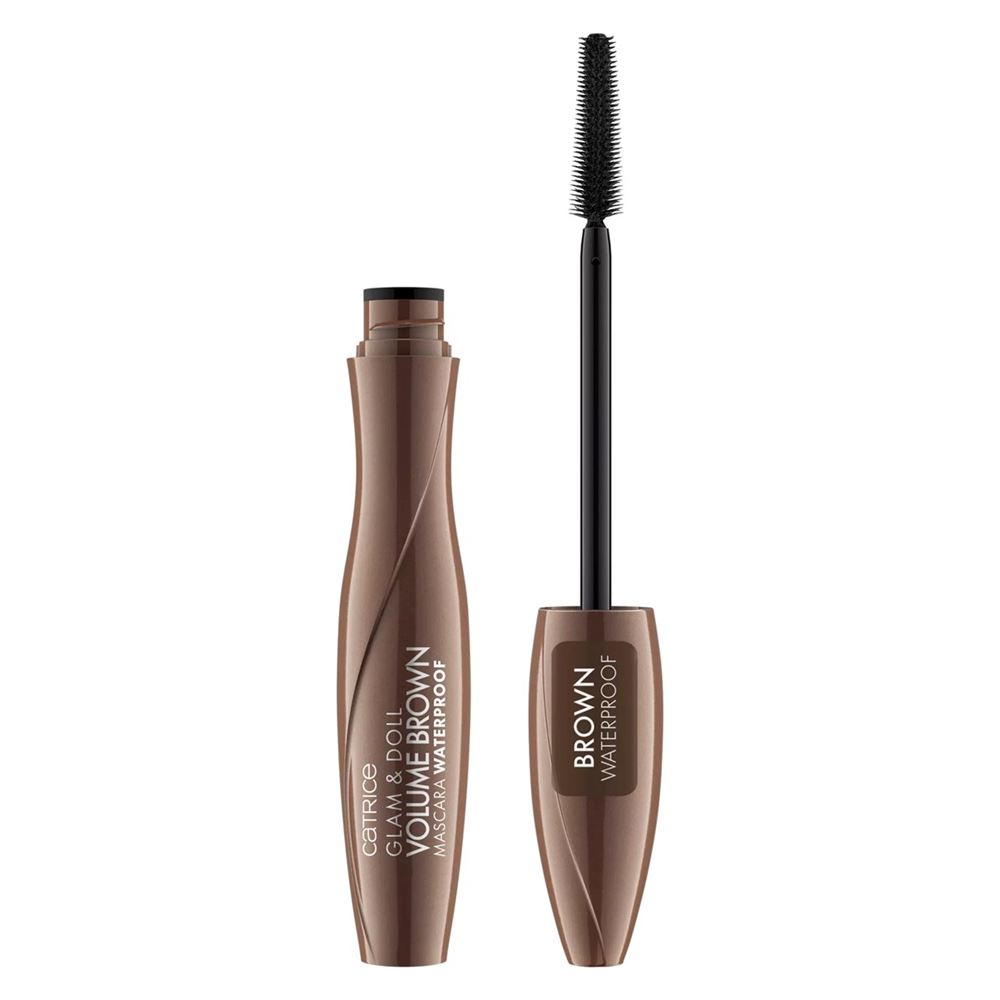 Catrice Make Up Glam & Doll Volume Brown Mascara Waterproof Тушь для ресниц 