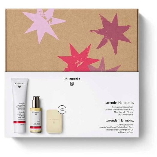Dr. Hauschka Body Care Подарочный набор «Гармония Лаванды» Набор: Бальзам для душа «Лаванда и сандал», масло для тела, Лавандовое мыло