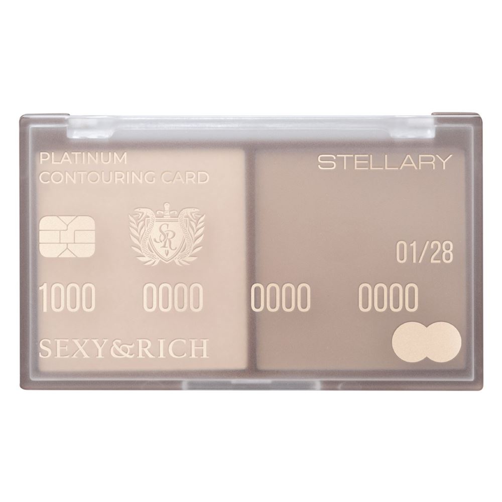 STELLARY Make Up Sexy & Rich Platinum Contouring Card Палетка для контурирования