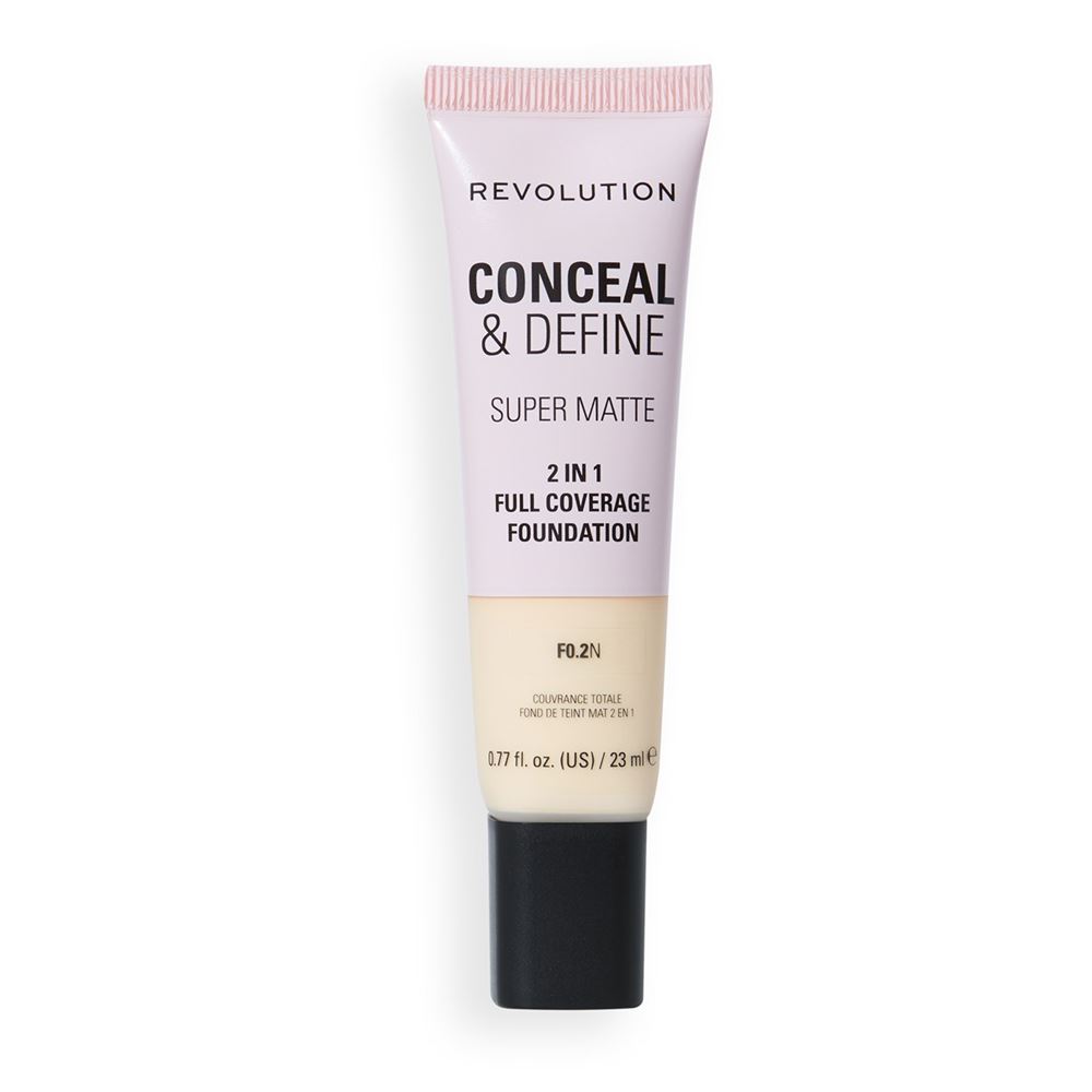 Revolution Makeup Make Up Conceal & Define 2 In 1 Full Coverage Foundation Тональная основа