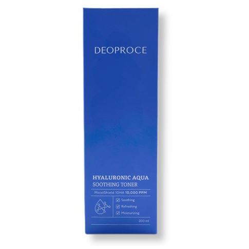 Deoproce Natural Skin Hyaluronic Aqua Soothing Toner Успокаивающий тонер с гиалуроновой кислотой