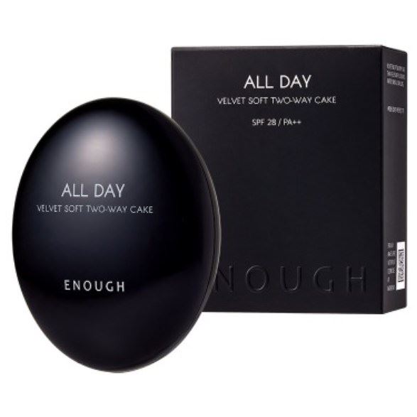 Enough Make Up All Day Velvet Soft Two-Way Cake SPF 28 PA++ Пудра для лица + запасной блок